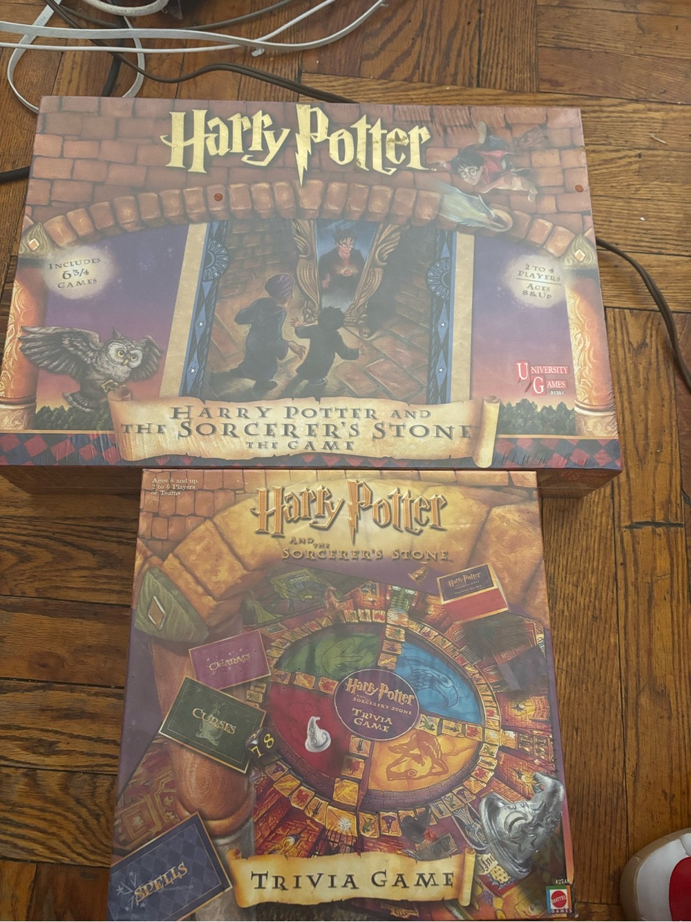 Warner Bros. Harry Potter Sorcerer's Stone Trivia Game - Brown, Gold, Red
